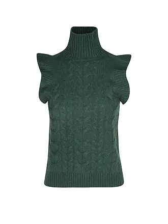 DAVIDA | Pullunder in cashmere | grün